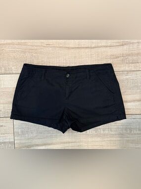 Arizona Jean Company Black High-Rise Women's Shorts with Back Pockets